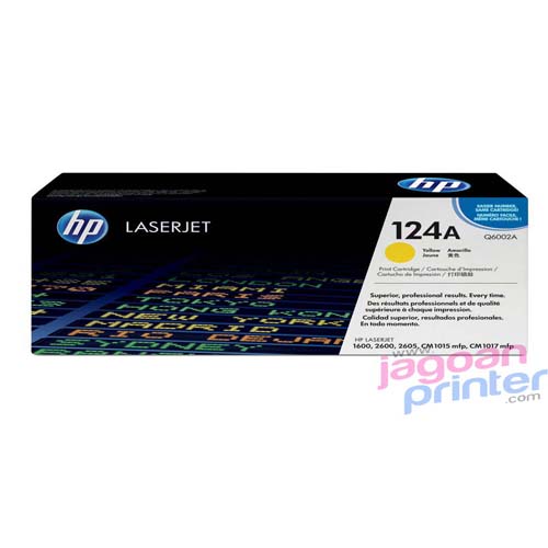 Jual Beli Toner Printer HP 124A Yellow murah Garansi 