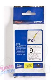 Brother Tape Tze-fx221 9mm Flexible Black On White