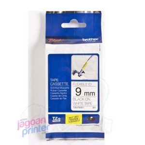Brother Tape Tze-fx221 9mm Flexible Black On White