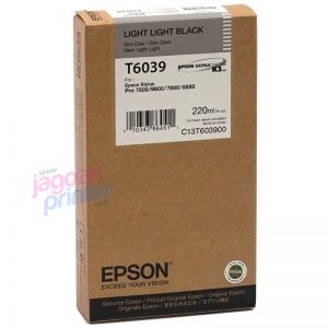 jual harga cartridge epson T6039 light Black original