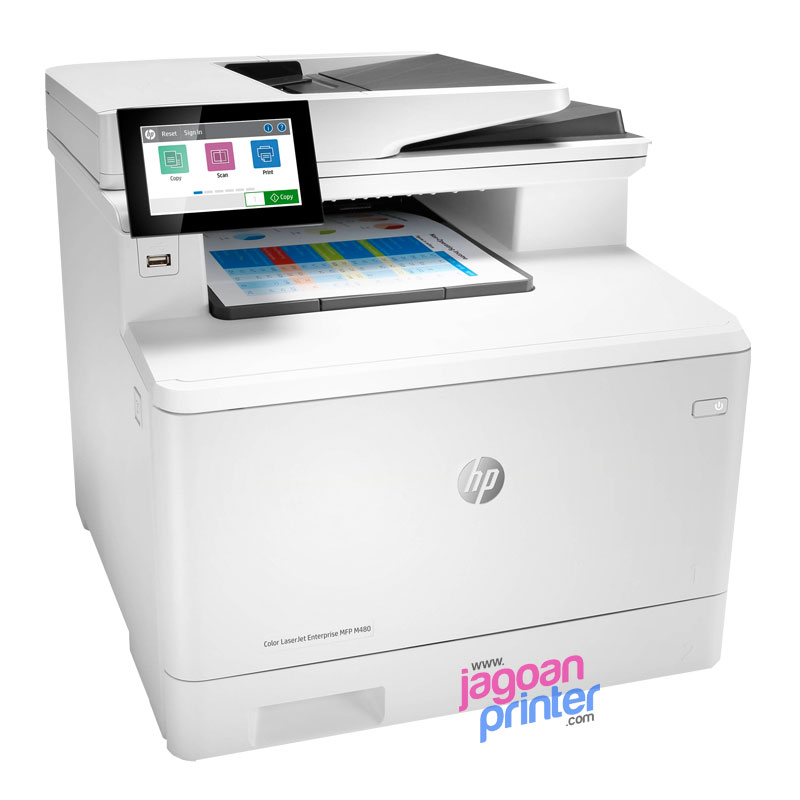 HP Color LaserJet Enterprise MFP M480f Printer - Image 3