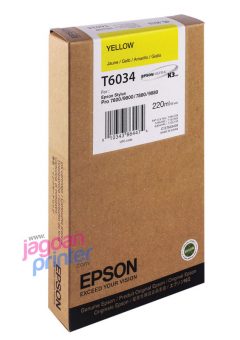 jual harga cartridge epson T6034 Yellow asli original
