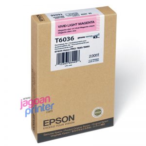 jual harga cartridge epson T6036 vivid light magenta original