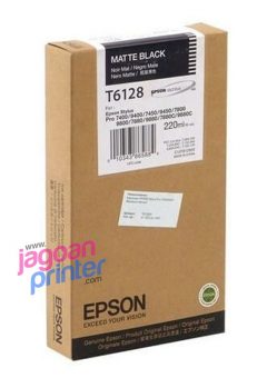 jual harga cartridge epson T6128 Matte Black asli Original