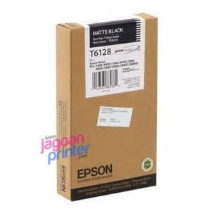 jual harga cartridge epson T6128 Matte Black asli Original