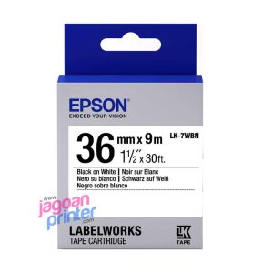 jual harga Epson LabelWorks 36mm For LW-1000P LK-7WBN