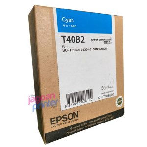 jual harga Cartridge Epson T40B UltraChrome XD2 Cyan Ink 50ml Original