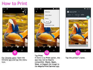 Mencetak wireless menggunakan printer morpia 4